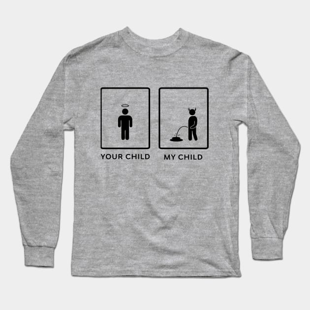 Your Child My Child Long Sleeve T-Shirt by atomguy